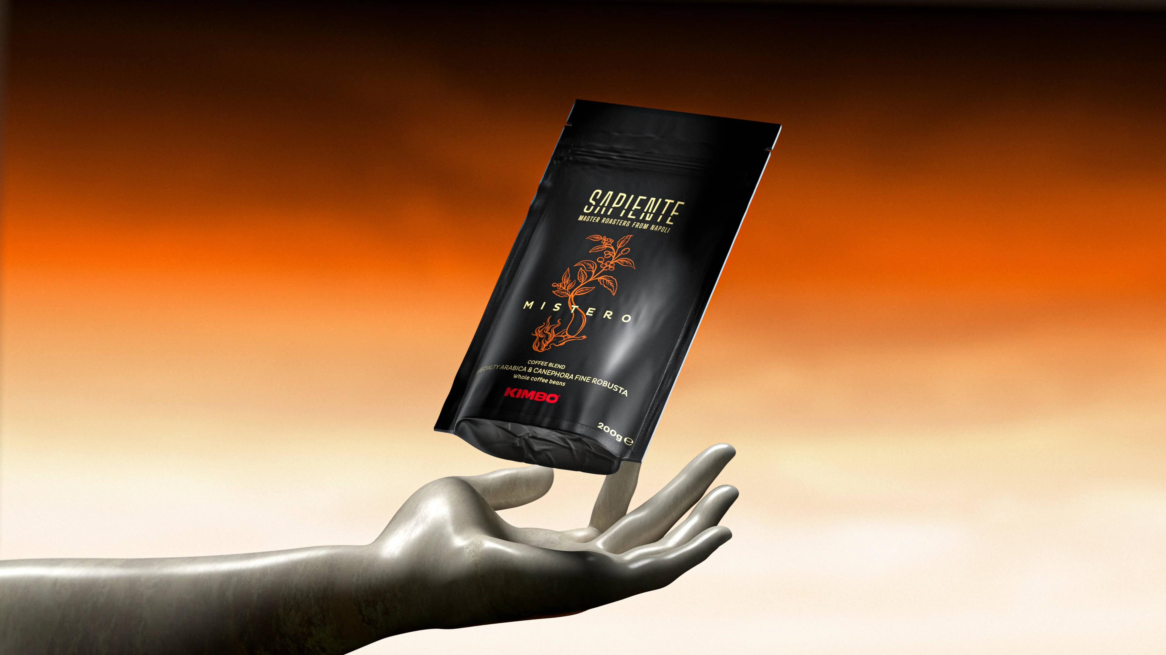 Sapiente - Mystery Arabica and Fine Robusta Coffee Beans 200g (Mistero) - Image 3
